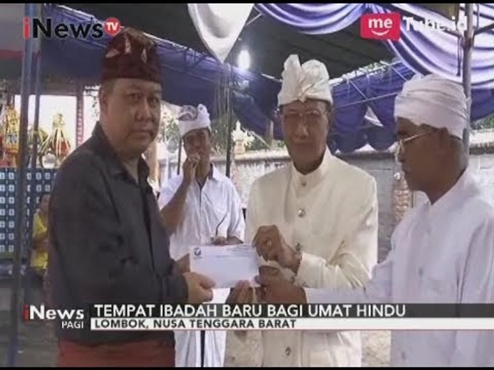 DPW Perindo NTB Berikan Bantuan Pembangunan Tempat Ibadah Umat Hindu - iNews Pagi 23/08