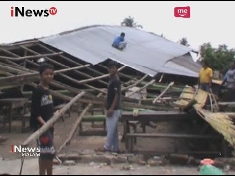 52 Rumah Warga Rusak Diterjang Angin Kencang di Medan - iNews Malam 25/08
