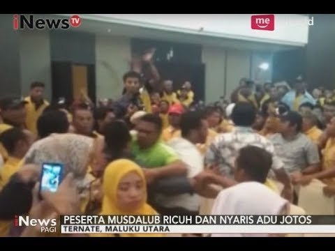 Musdalub Hanura di Maluku Utara Berlangsung Ricuh Terkait Pelengseran Ketua DPD - iNews Pagi 28/08