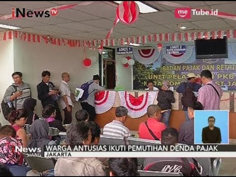 Warga Antusias Membayar Pajak Kendaraan Karena Adanya Program Pemutihan - iNews Siang 26/08