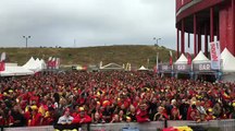 Ambiance d'avant match à Sclessin