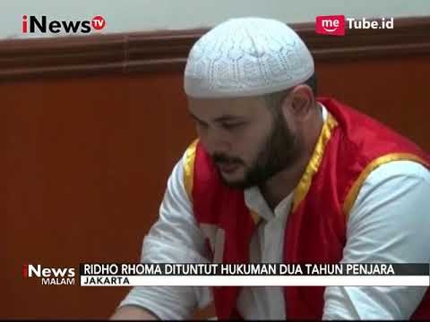 Terkait Kepemilikan Sabu, Ridho Rhoma Divonis 2 Tahun Penjara - iNews Malam 29/08
