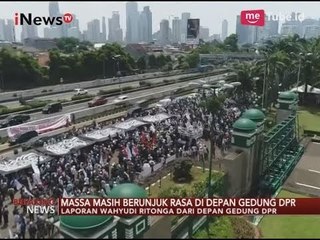 Massa Demo Tolak Perppu Ormas Berharap Anggota DPR Temui Mereka - Breaking News 24/10