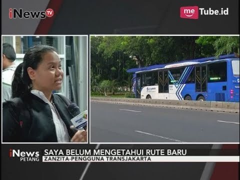 Sebagian Penumpang Belum Mengetahui Rute Baru Transjakarta - iNews Petang 23/10