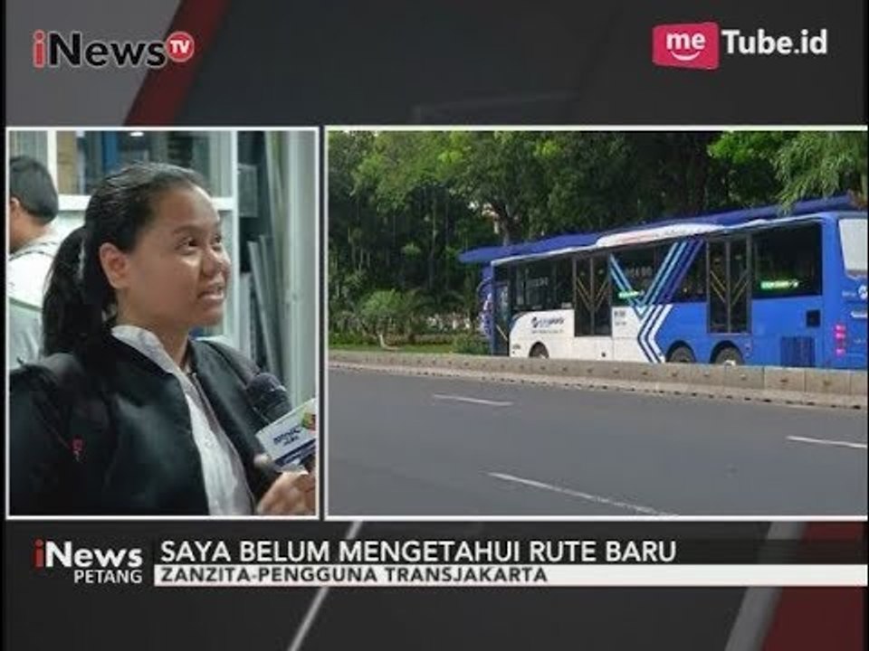 Sebagian Penumpang Belum Mengetahui Rute Baru Transjakarta - iNews Petang 23/10