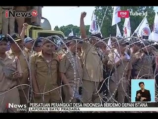 Aparat Desa yang Berdemo Tuntut Presiden Jokowi Penuhi Janjinya - iNews Siang 24/10