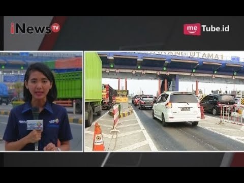 Tol Cikarang Utama Terpantau Padat Kendaraan Warga yang Mudik Atau Liburan - iNews Petang 31/08