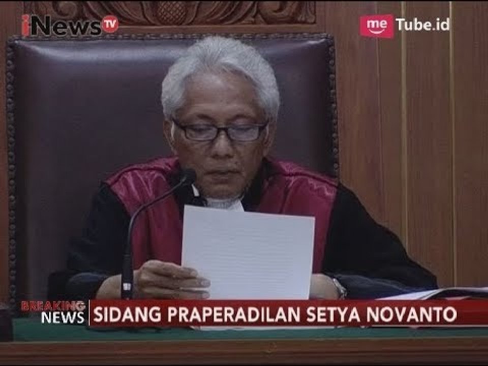 Informasi Terkini Sidang Praperadilan Setnov Pada Kasus Korupsi E-KTP - Breaking News 29/09