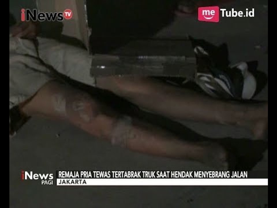 Alami Luka Parah di Kepala, Remaja Pejalan Kaki ini Tewas Ditabrak Truk - iNews Pagi 04/09