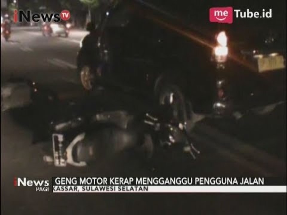 Hindari Sergapan Polisi, Anggota Geng Motor Nekat Lawan Arus Hingga Tabrak Mobil - iNews Pagi 06/09