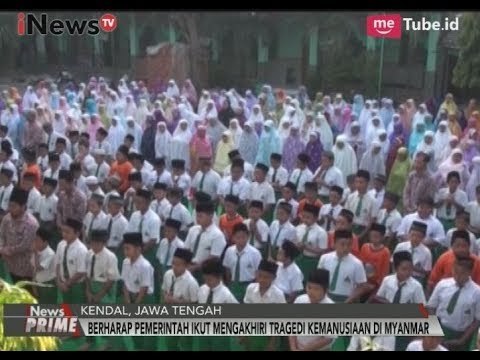 Simpati Dengan Penderitaan Etnis Rohingya, Ratusan Siswa Gelar Doa Bersama - iNews Prime 05/09