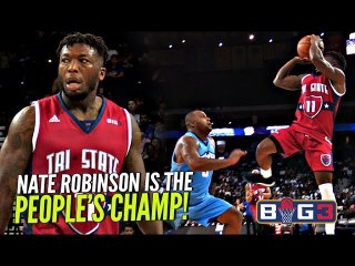 Nate Robinson GETS FANCY vs BIG BABY Davis!! Tri State vs Power BIG 3 Season 2!