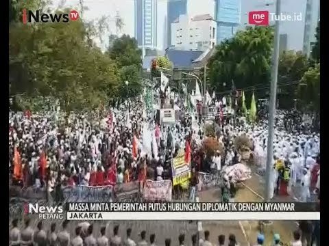 Massa Pendemo Minta Pemerintah Putus Hubungan Diplomatik Dengan Myanmar - iNews Petang 06/09