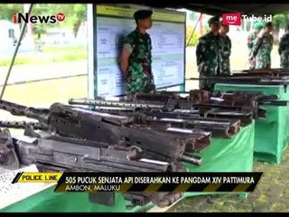 Razia Senjata Ilegal, Petugas Temukan 505 Pucuk Senjata Api Ilegal - Police Line 07/09