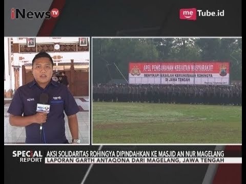 Mengantisipasi Aksi Solidaritas Rohingya di Borobudur, Aparat Gelar Apel - Special Report 07/09