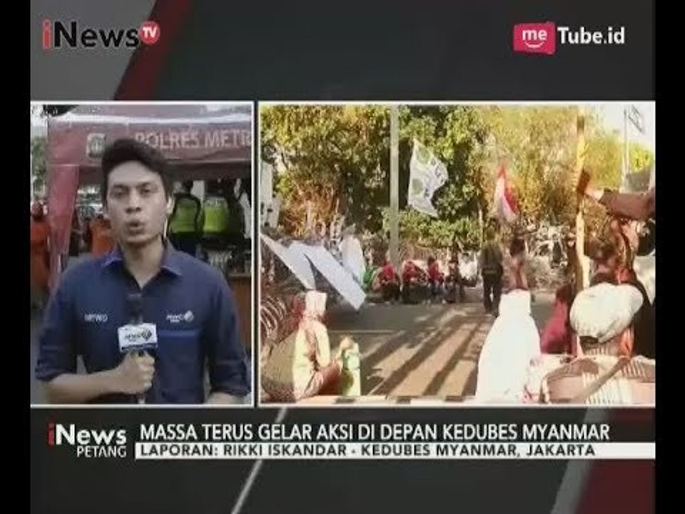 Hingga Hari Ini Aksi Bela Rohingya Terus Berlangsung di Depan Kedubes Myanmar - iNews Petang 08/09
