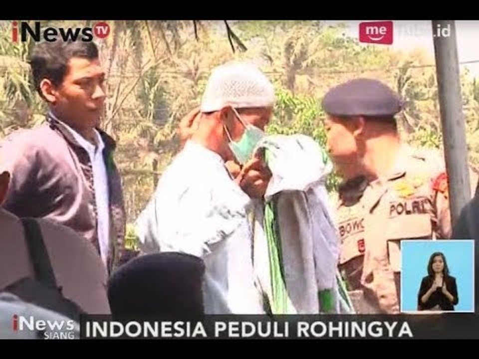 Peserta Aksi Solidaritas Rohingya di Borobudur Diperiksa Ketat Oleh Polisi - iNews Siang 08/09