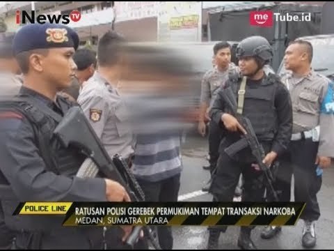 Grebek Kampung Narkoba, 13 Tersangka Pengguna & Pengedar Ditangkap - Police Line 11/09