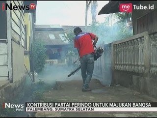 Membrantas Nyamuk DBD, Rescue Perindo Berikan Pengasapan Gratis di Palembang - iNews Pagi 13/09