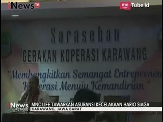 MNC Life Membidik Kabupaten Karawang Sebagai Wilayah Pemasaran Hario Siaga - iNews Petang 11/09
