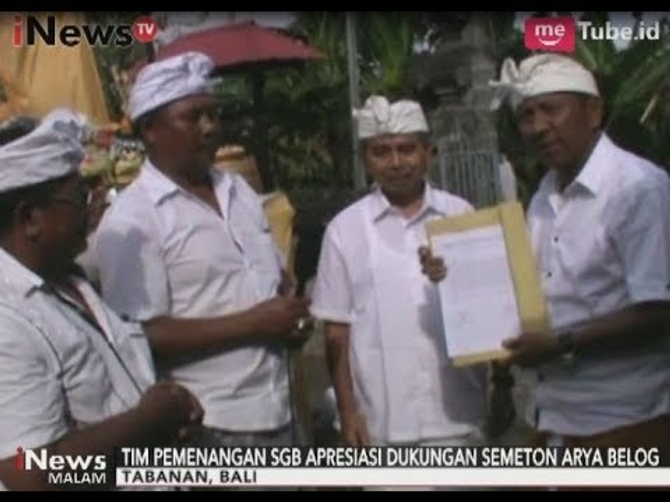 Jelang Pilkada Bali, Anggota Pesemetonan Dukung Ketut Sudikerta Jadi Gubernur - iNews Malam 14/09