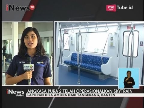 Laporan Hari Pertama Pengoperasian Skytrain di Bandara Soekarno Hatta - iNews Siang 17/09