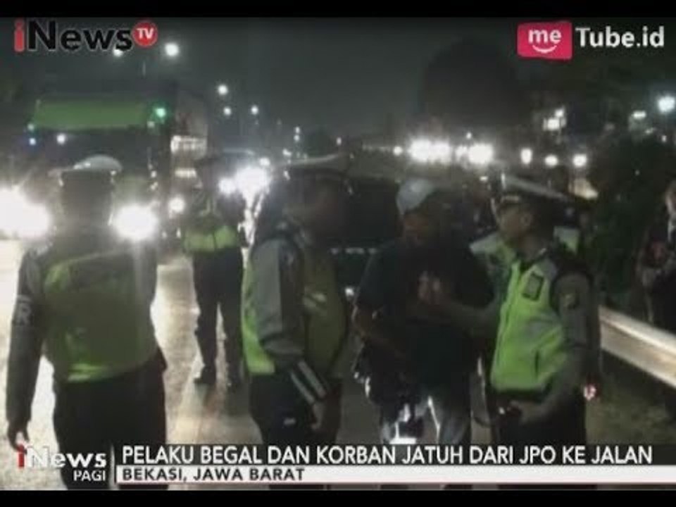 Seorang Begal Tewas Terjatuh Dari Atas JPO Pasca Berkelahi Dengan Korbannya - iNews Pagi 20/09