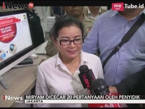 Miryam Kembali Diperiksa Terkait Kasus Pencemaran Nama Baik Oleh Novel - iNews Pagi 21/09