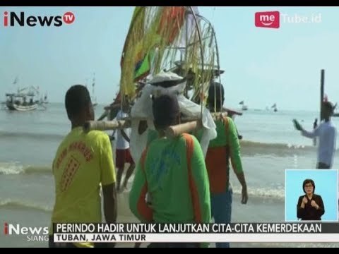 Upaya Melestarikan Budaya, DPD Perindo Tuban Ikuti Acara Ritual Sedekah Laut - iNews Siang 21/09