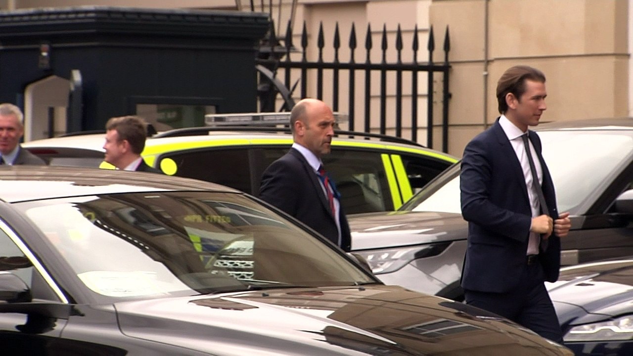 Western Balkan leaders arrive at Lancaster House