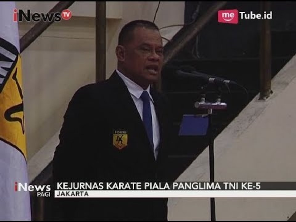 Panglima TNI Resmi Tutup Kejurnas Karate Piala Panglima TNI ke 5 - iNews Pagi 25/09