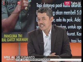 Kisruh Isu Pemesanan Senjata, Jawaban Dari Menkopolhukam yang Benar - Special Report 26/09