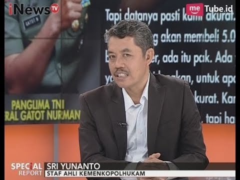 Kisruh Isu Pemesanan Senjata, Jawaban Dari Menkopolhukam yang Benar - Special Report 26/09