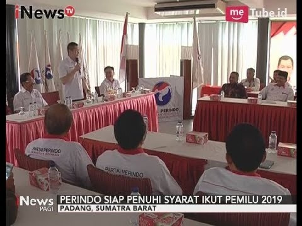 Partai Perindo Terus Memantapkan Kesiapan Untuk Verifikasi Dari KPU - iNews Pagi 26/09