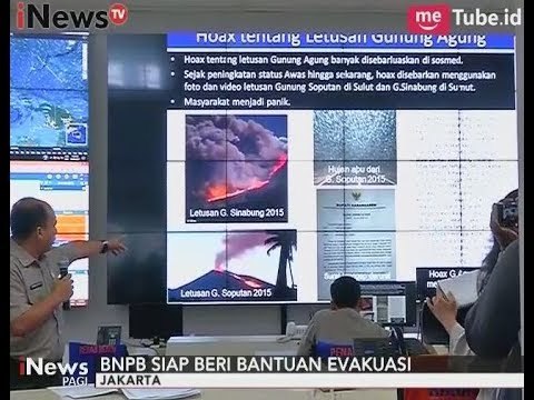 BNPB Alokasikan Dana Sekitar Rp 1 M Untuk Evakuasi Pengungsi Gunung Agung - iNews Pagi 26/09