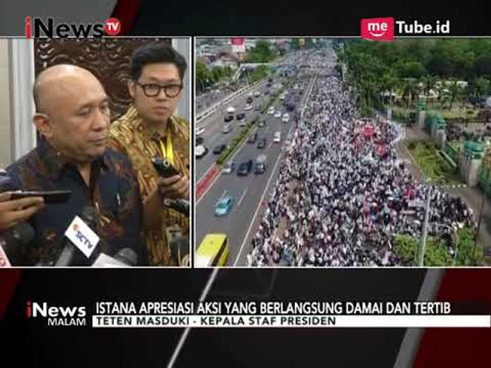 Pihak Istana Mengapresiasi Aksi 299 yang Berjalan Damai & Tertib - iNews Malam 29/09