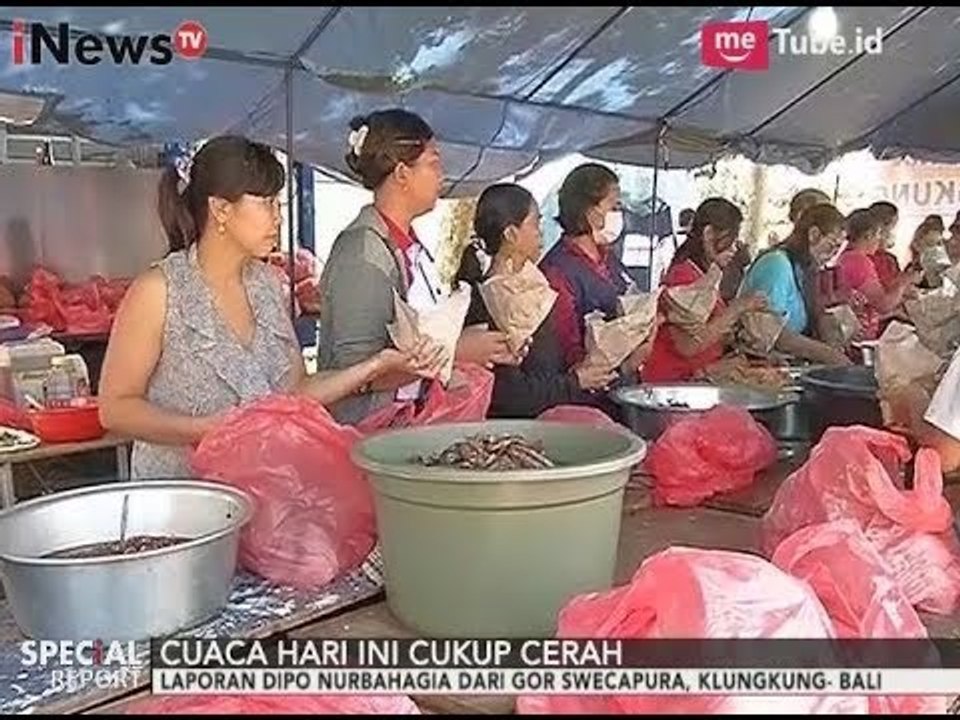 Lebih Dari 3000 Pengungsi Gunung Agung Ditempatkan di Gor Swecapura - Special Report 27/09