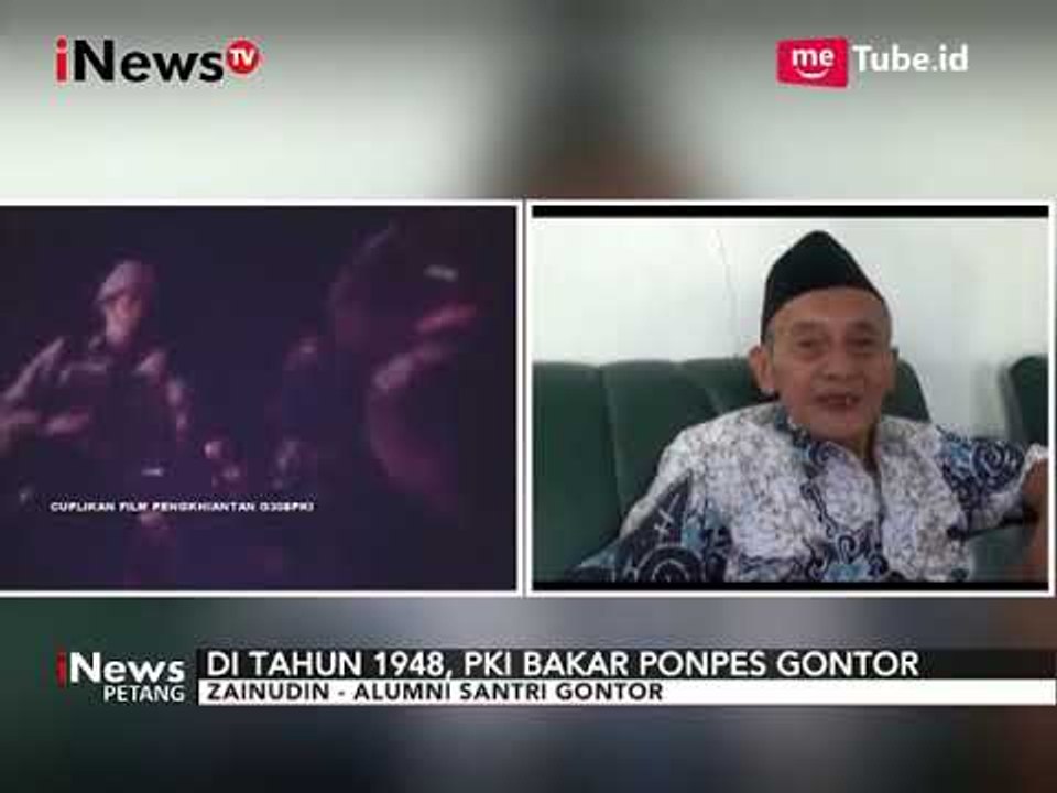 PKI Bakar Ponpes Gontor, Alumni Santri Gontor Ini Beberkan Kekejaman PKI - iNews Petang 01/10