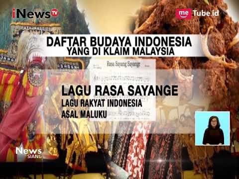 Wow!! Ini Dia Beberapa Budaya Indonesia yang Sempat Diklaim Malaysia - iNews Siang 02/10