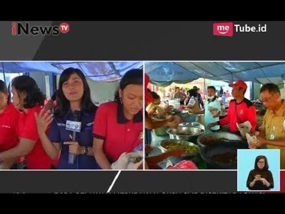 Keseruan Para Pengungsi Gunung Agung Dalam Menyiapkan Makanan - iNews Siang 02/10