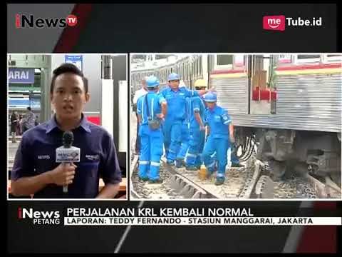 Kondisi Terkini Pasca Anjloknya KRL di Stasiun Manggarai - iNews Petang 03/10
