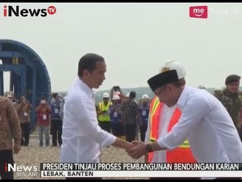 Presiden Jokowi Meninjau Pembangunan Bendungan Karian di Banten - iNews Malam 04/10
