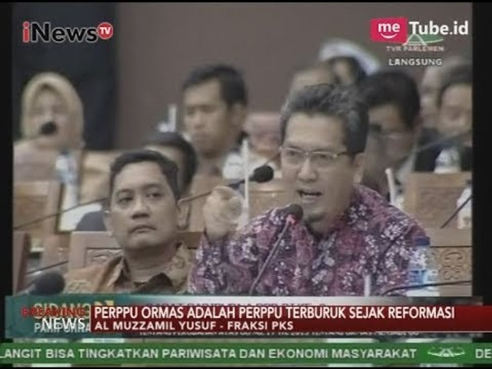 PKS: Perppu Ormas Adalah Perppu Terburuk Sejak Reformasi - Breaking News 24/10