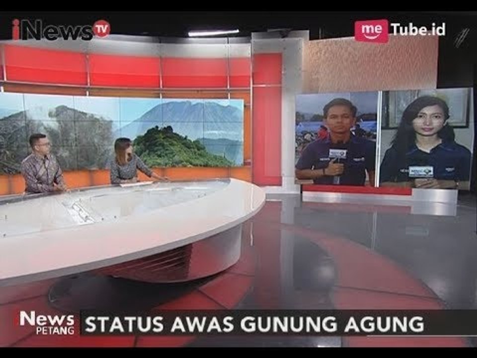 Kondisi Pengungsian Gor Sueca Pura & Aktivitas Gunung Agung - iNews Petang 02/10