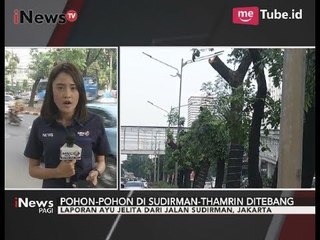 Tải video: Untuk Pelebaran Trotoar, Petugas Menebang Pohon-pohon di Jalan Soedirman - iNews Pagi 06/10