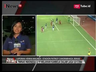 Laporan Suasana Terkini Pertandingan Sepakbola Indonesia U19 vs Kamboja U19 - iNews Prime 04/10