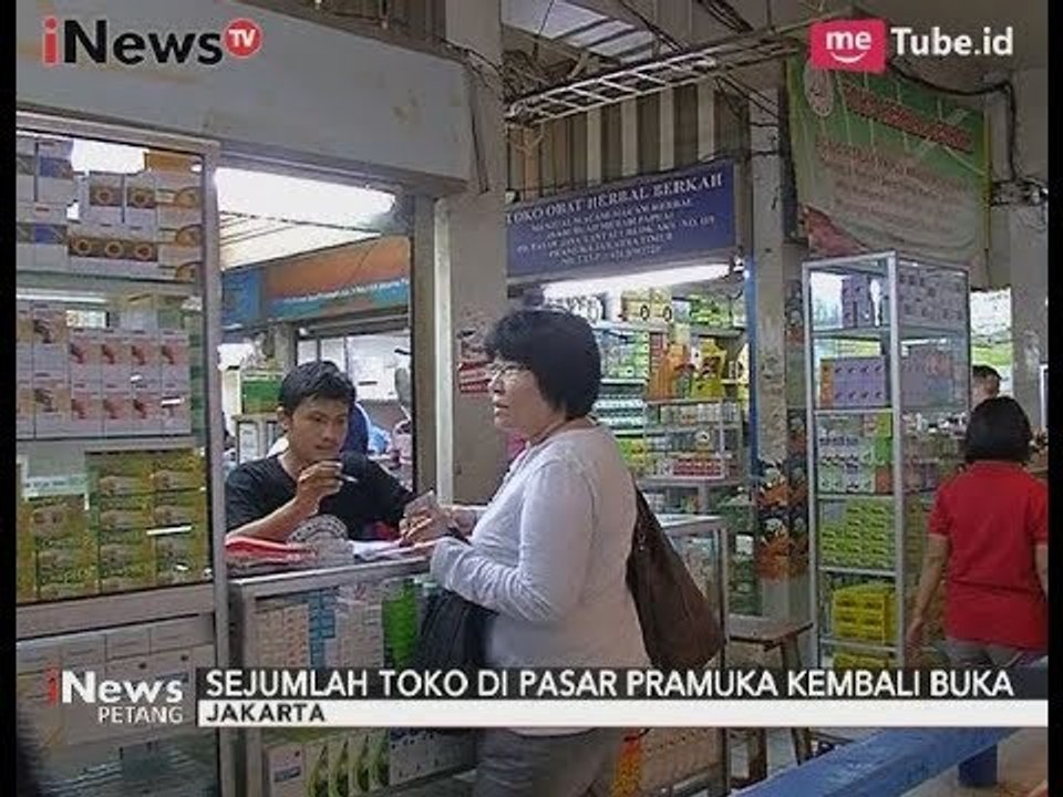Sejumlah Toko Obat di Pasar Pramuka Sudah Kembali Buka - iNews Petang 06/10
