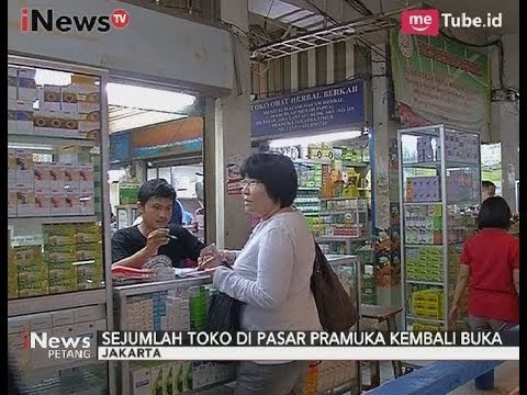 Sejumlah Toko Obat di Pasar Pramuka Sudah Kembali Buka - iNews Petang 06/10
