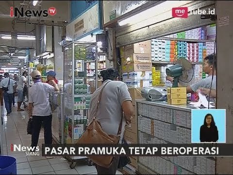 Pasca Melakukan Penutupan, Toko Obat di Pasar Pramuka Sudah Beroperasi Kembali - iNews Siang 06/10