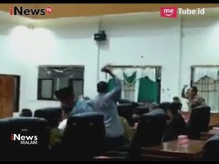 Tak Terima Pembicaraannya Dipotong, Anggota DPRD Melempar Microphone - iNews Malam 06/10